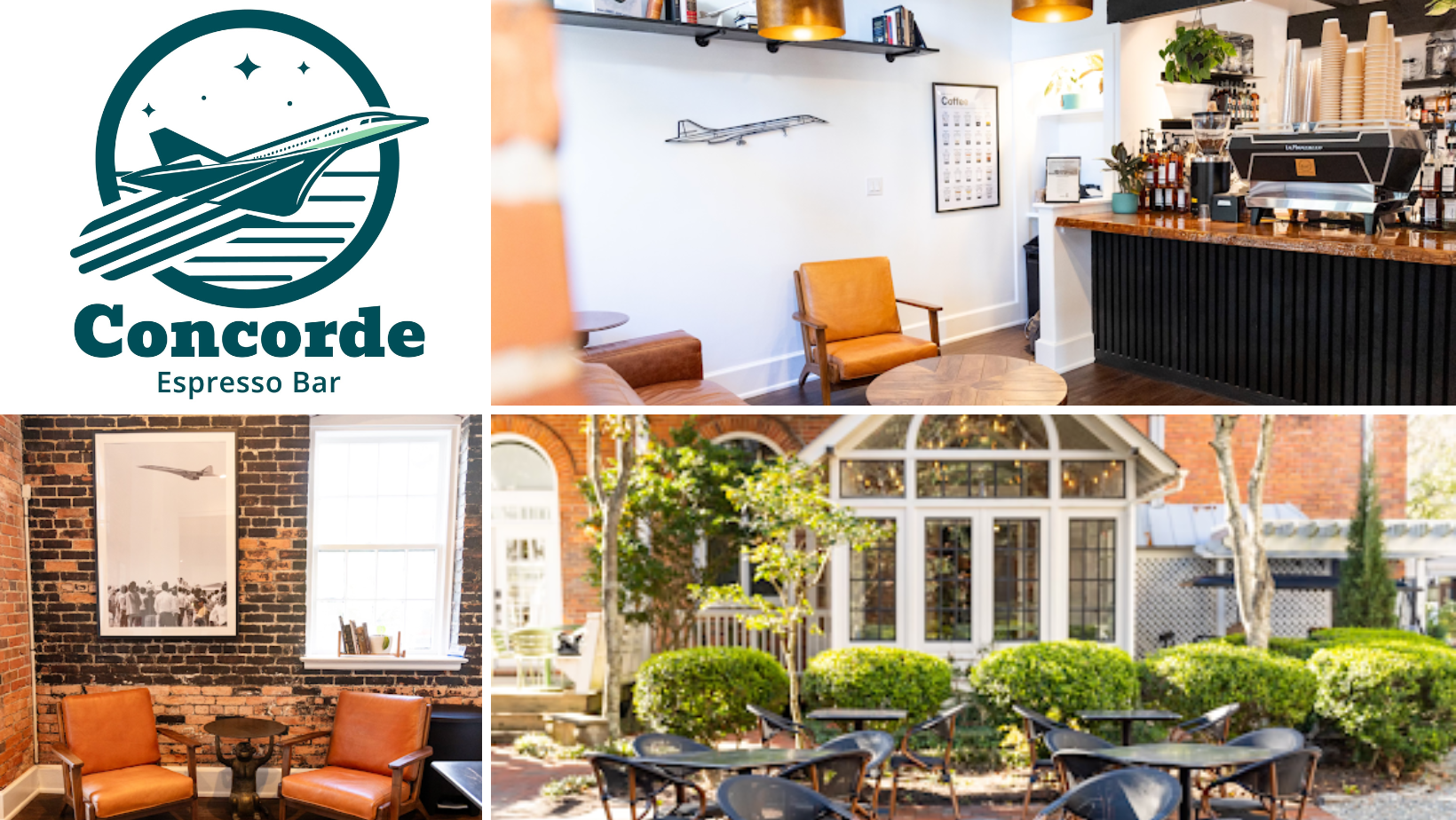 AROUND THE CORNER from Airlie at Wrightsville Sound: Concorde Espresso Bar * Downtown Wilmington