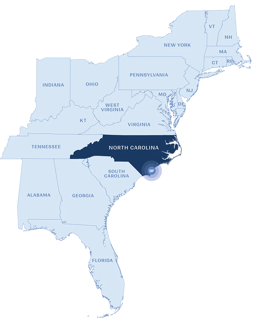 Wilmington, NC map