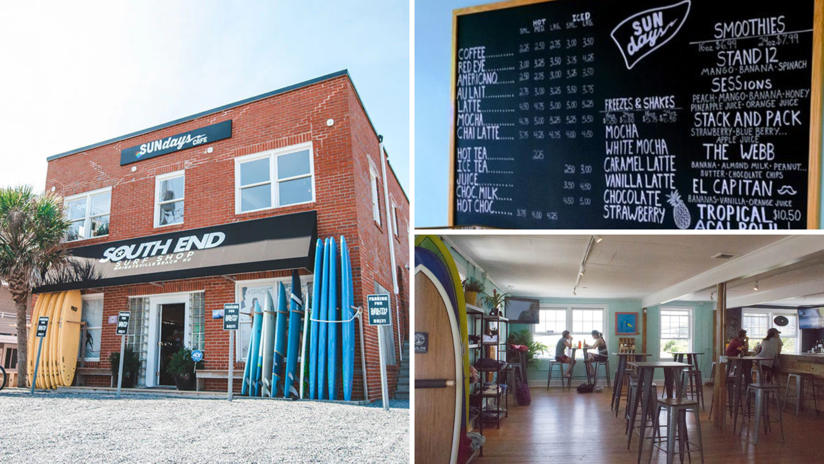 AROUND THE CORNER from Airlie at Wrightsville Sound: SUNdays Cafe